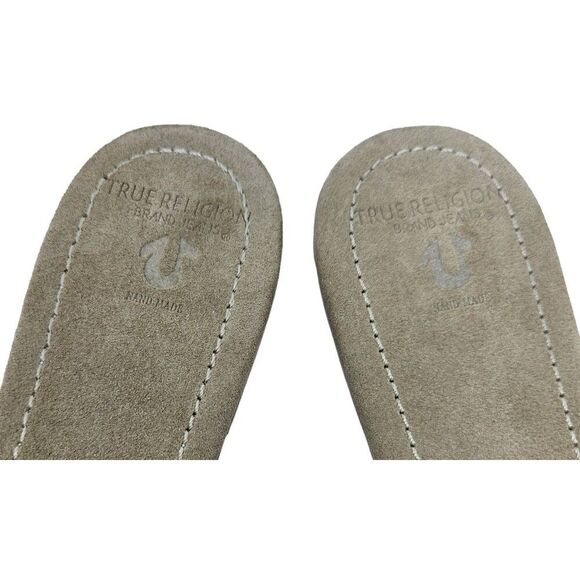 TRUE RELIGION Braided Leather Sandals Handmade Ankle Strap Boho Festival - Picture 7 of 9